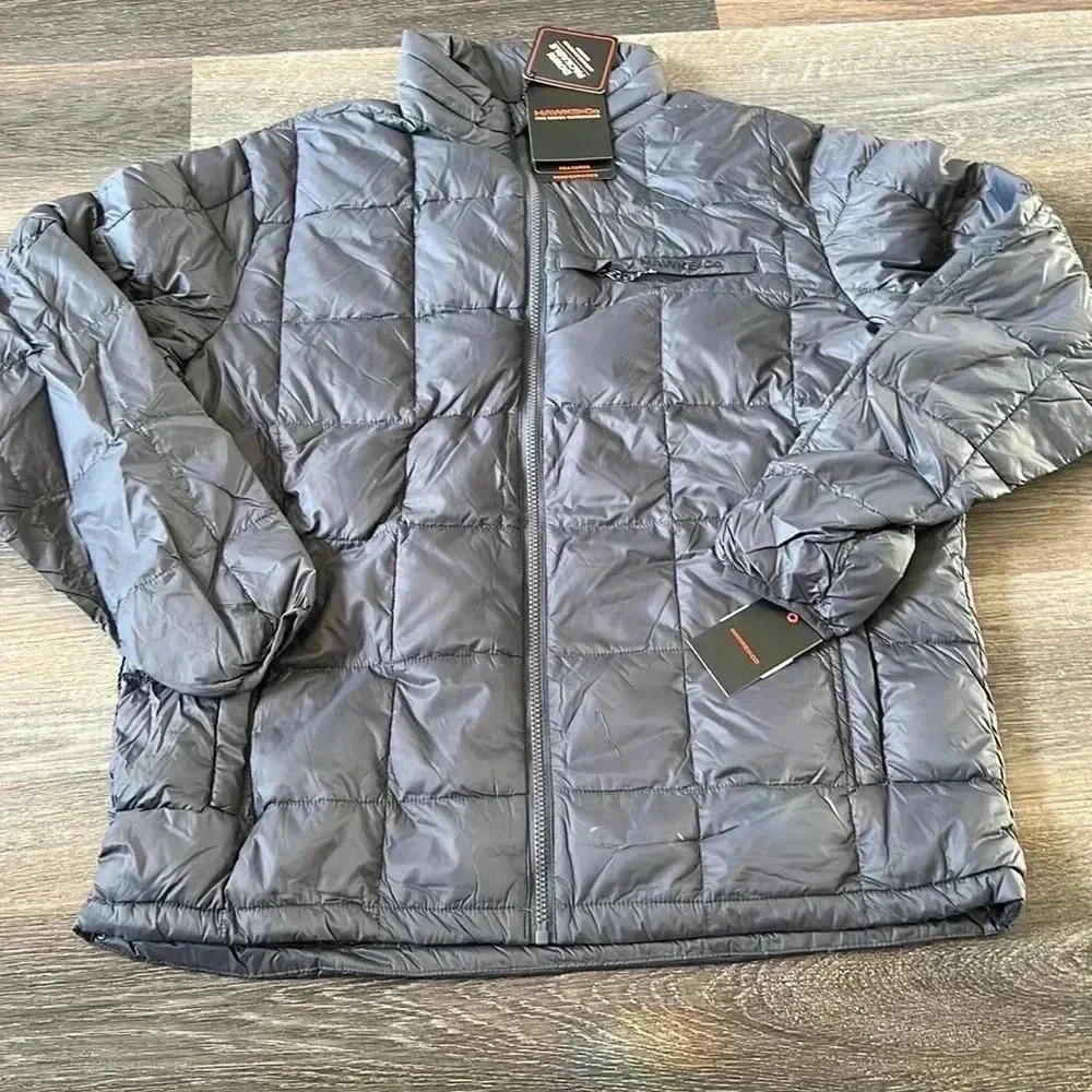 (33) NWT Hawke & co down packable  jacket